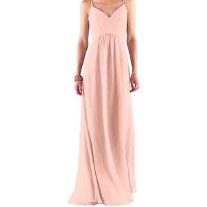 Blush Bridesmaid Dress - Floor Length